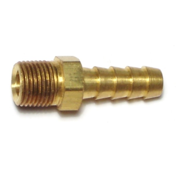 Midwest Fastener 3/16" x 1/8MIP Brass Hose Barbs 6PK 66501